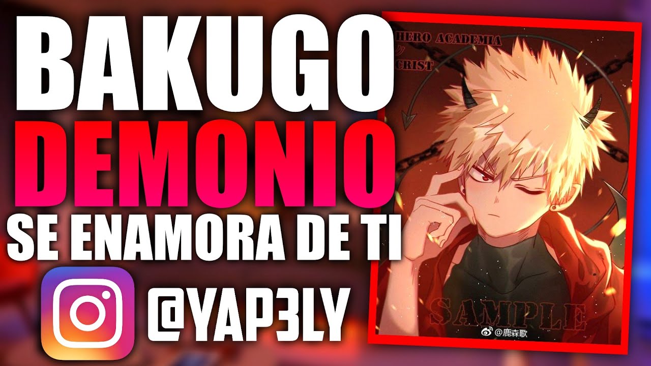 Bakugou DEMONIO se enamora de ti ❤️ | ASMR Bakugou | Roleplay