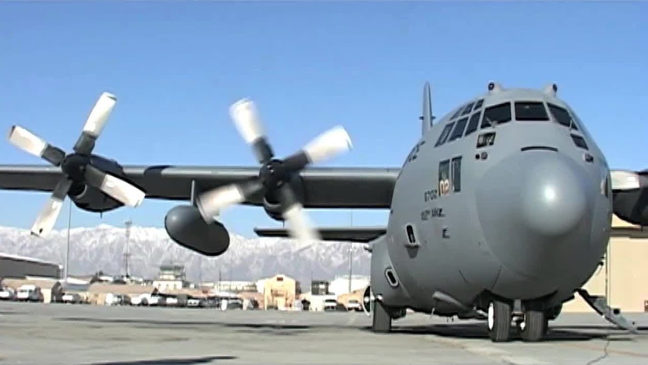 C-130 Hercules Engine Start Up, Take Off.