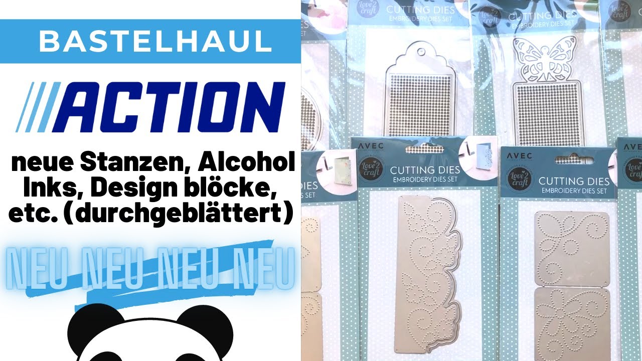 ❤️Action Bastelhaul + Auslosung Gewinner - Stanzen, Alcohol Inks, Blöcke❤️| Pandalina Crafting