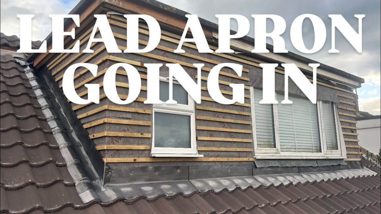 Lead Apron And Cover Flashing Going In