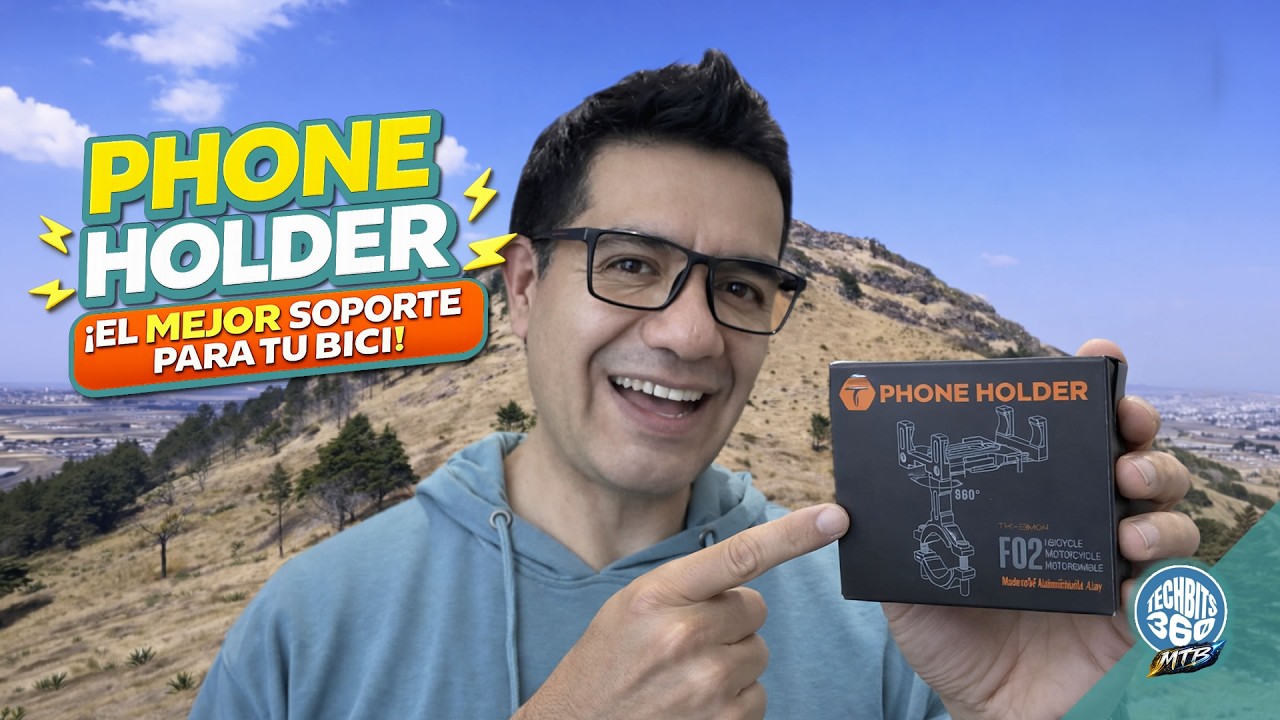 ¿El mejor soporte para celular en bicicleta? | Review Phone Holder Tiakia MTB 🚵📱