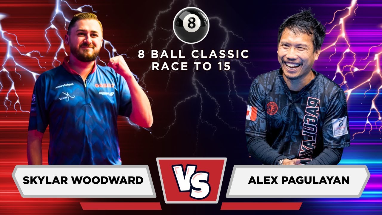 Alex Pagulayan vs Skylar Woodward | 8Ball Classic Brilliance | Race 15