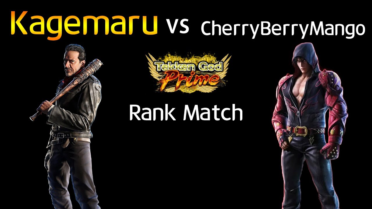 카게마루 (Negan) vs 체리베리망고 (Jin) (TEKKEN 7 - Kagemaru vs CherryBerryMango)