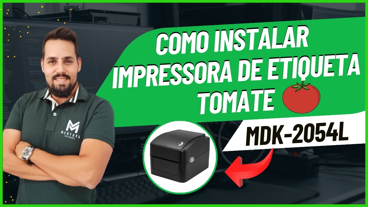 COMO INSTALAR IMPRESSORA TOMATE MDK-2054L