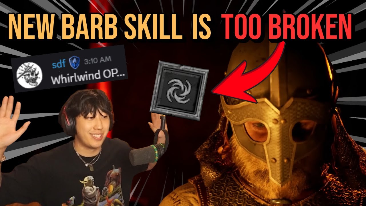 This New Barbarian Whirlwind Skill is TOO OP | Dark and Darker