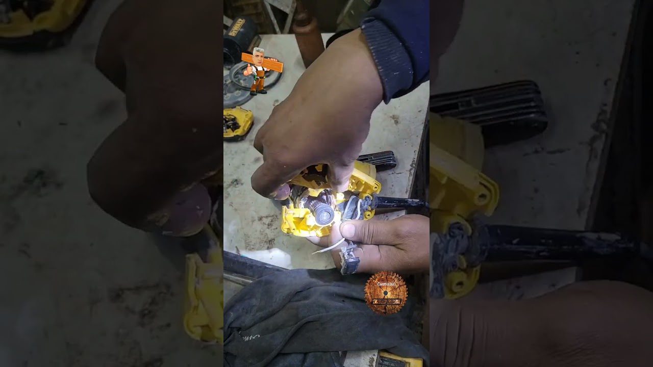 Mantenimiento a lijadora orbital dewalt