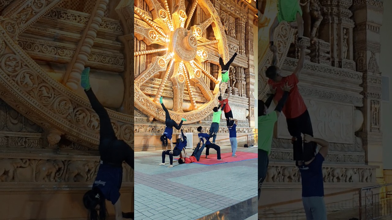 Experience the Thrills of the Acrobat Show Sai Teerth Theme Park 