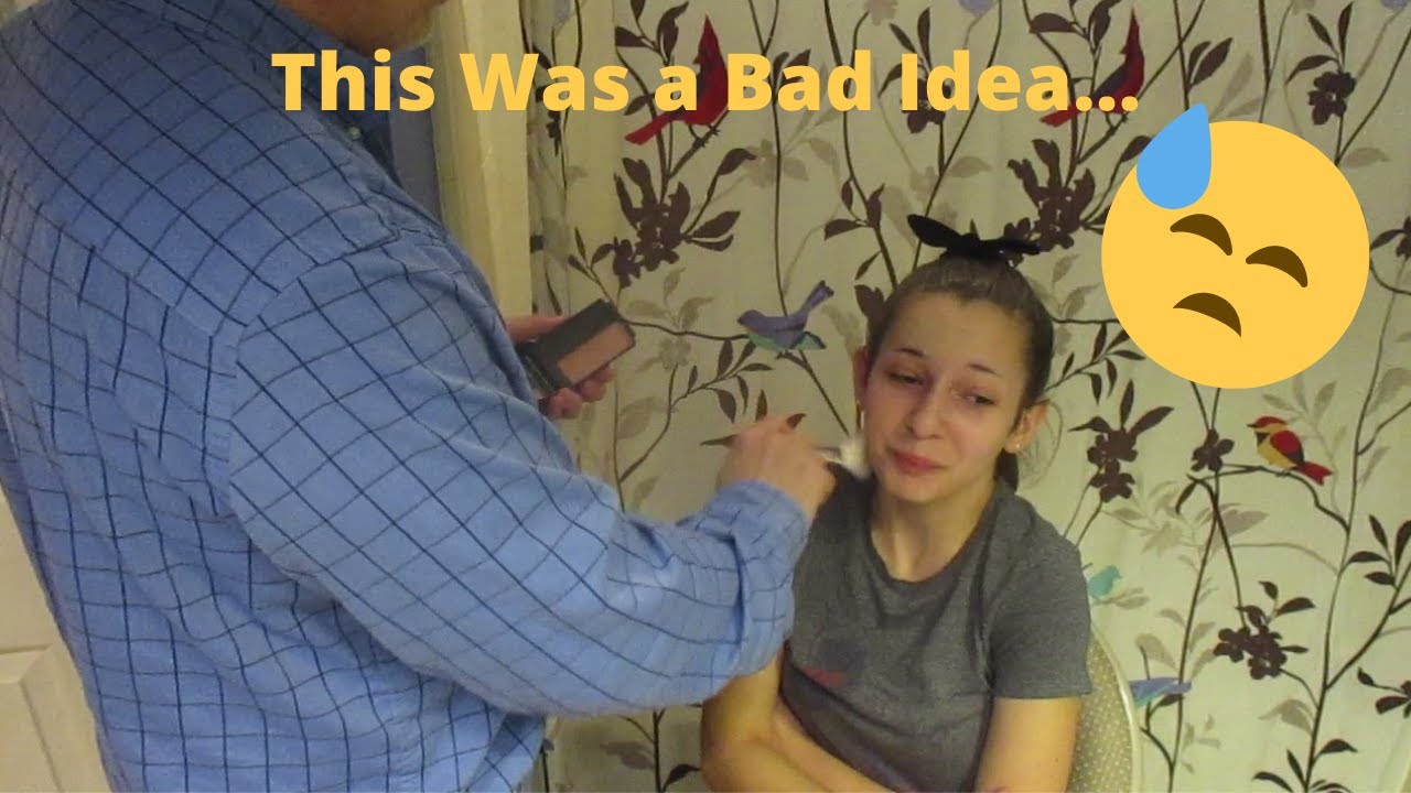 Dad does Daughter's Makeup (Bad Idea)