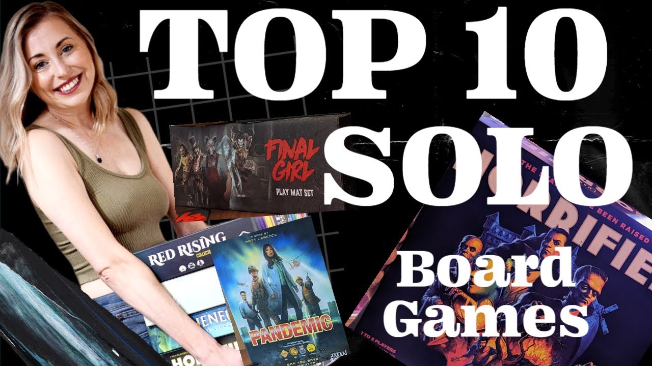 TOP 10 SOLO BOARD GAMES | MOST PLAYED