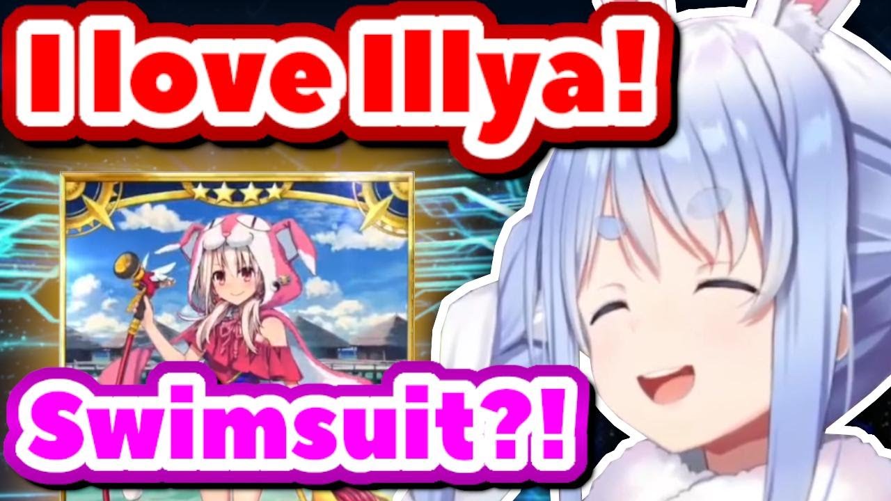 Pekora Can't Believe Swimsuit Illya Is in Fate/Grand Order【ENG Sub / Hololive】