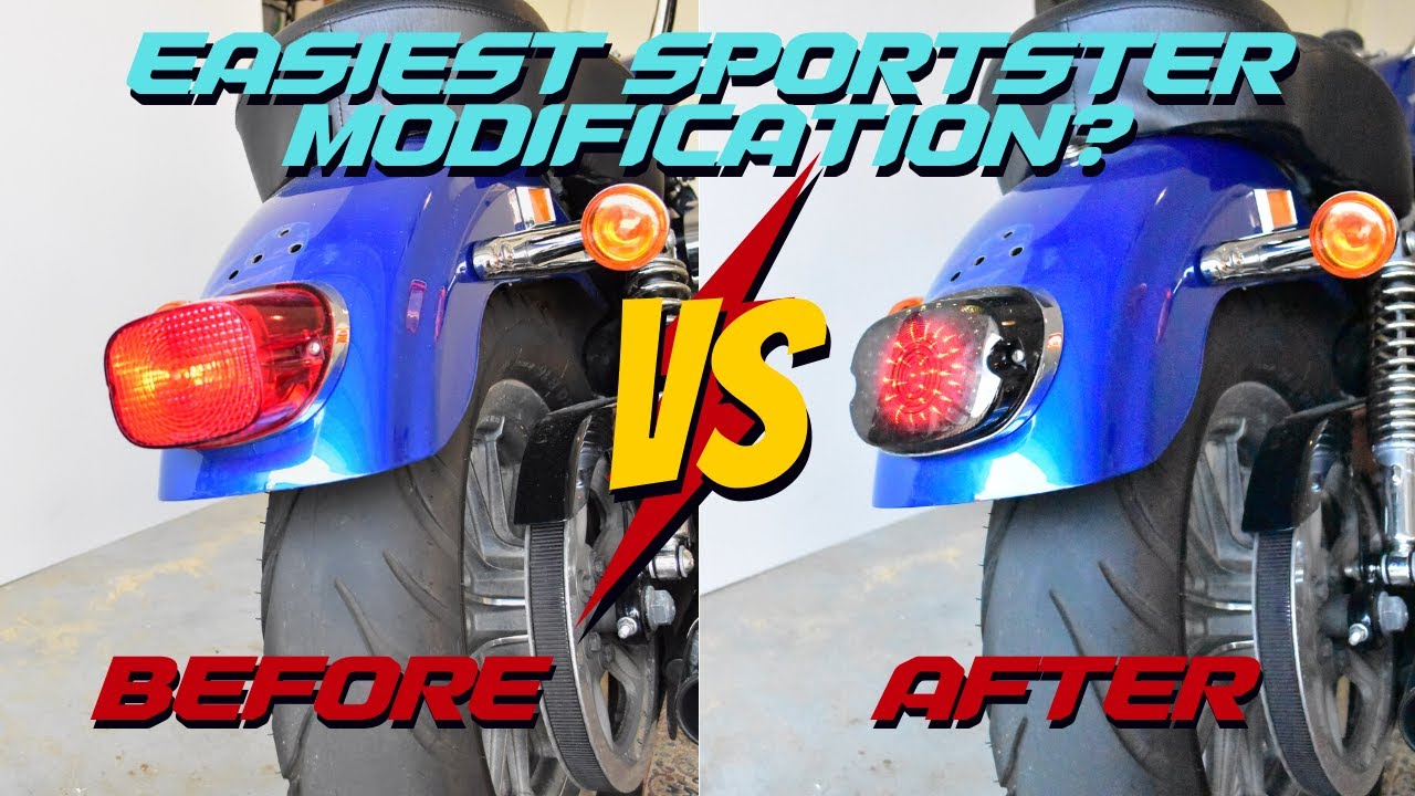 Get Rid Of That Bulky Harley Davidson Taillight!