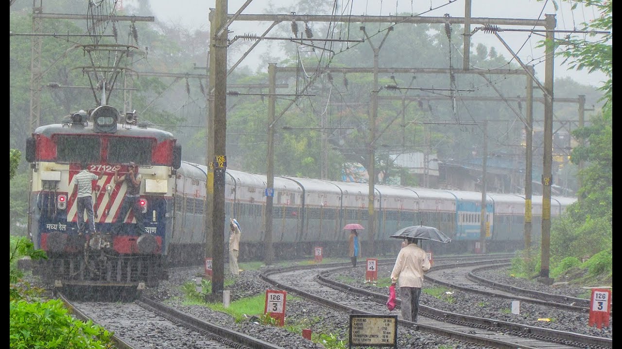 Indian Railways : Raining all day long !!