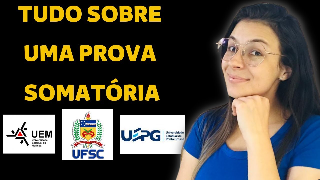 COMO QUE FUNCIONA UMA PROVA SOMAT&Oacute;RIA? UEPG - UEM - UFSC