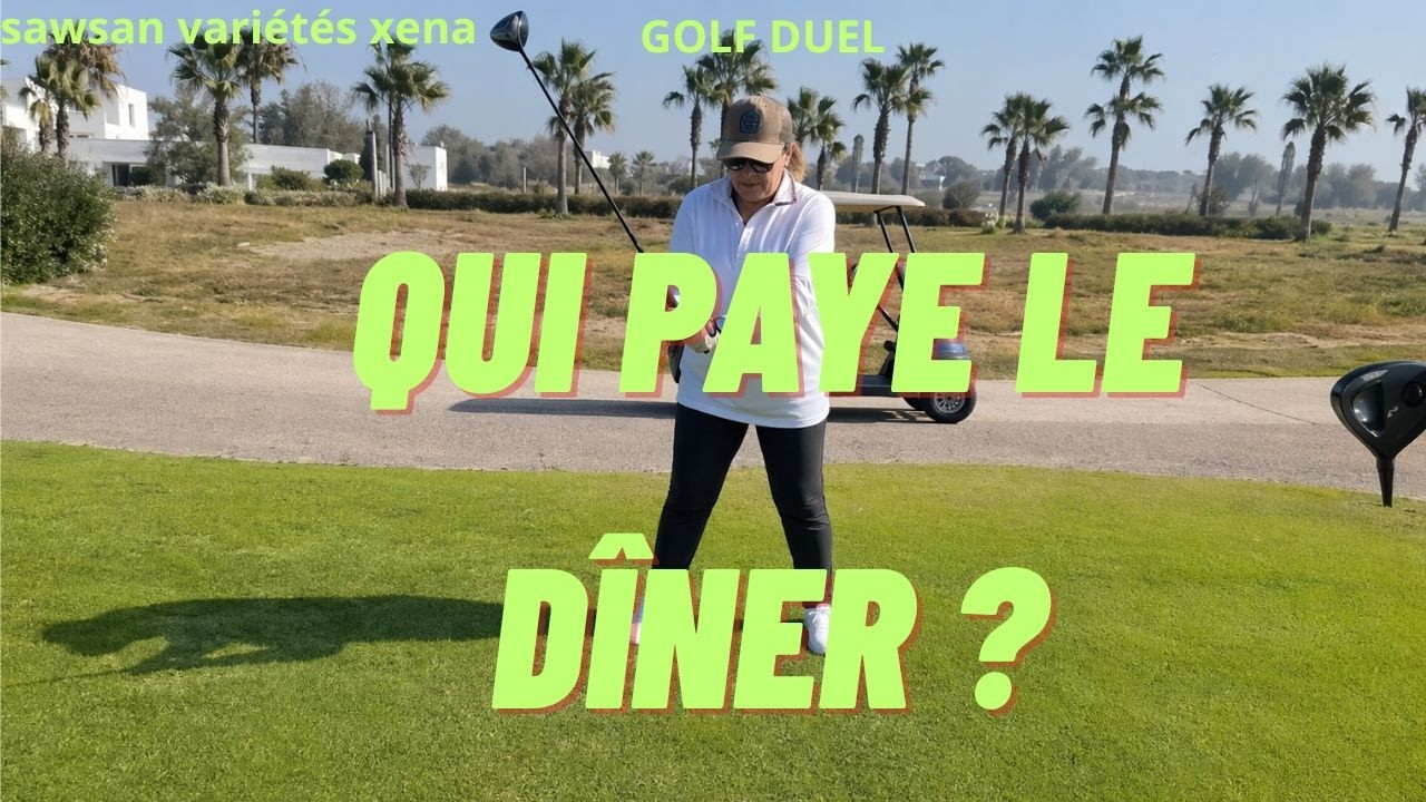 Bahia Golf Beach ⛳إللي ربح يخلص لعشاء🏌🏻‍♀️Golf game with my husband 09/02/2024