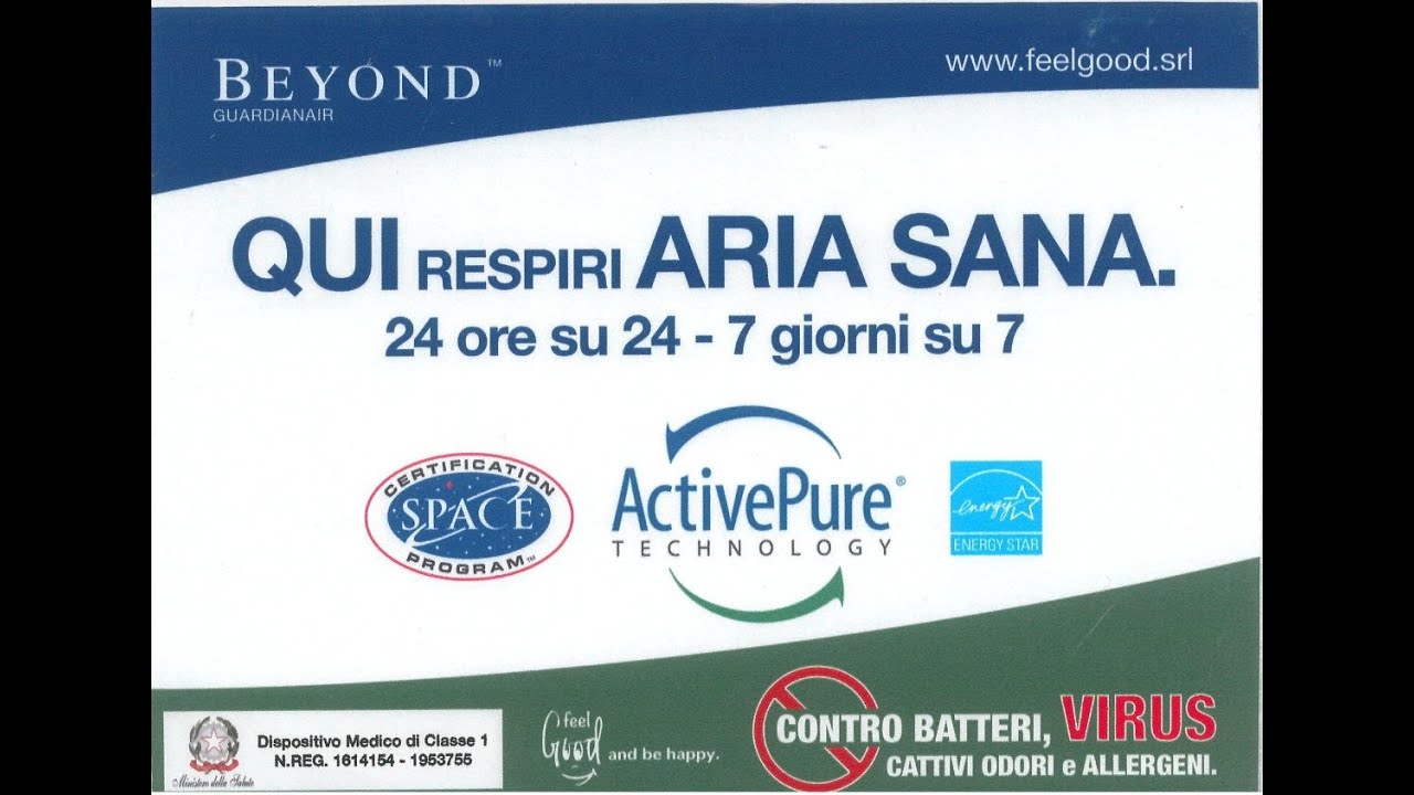 Sanificatore Guardian Air con tecnologia Active-pure / NASA al Centro Antroposofia di Torino