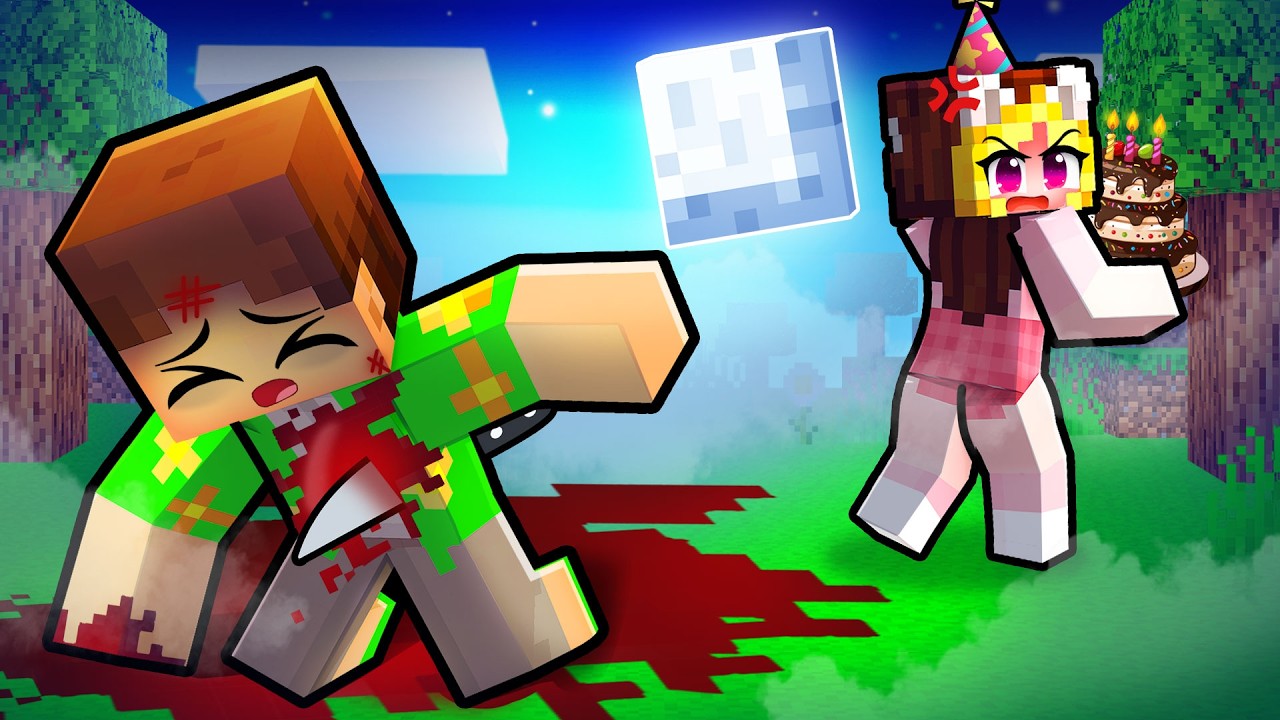 Prietena Mea a *INNEBUNIT* de Ziua ei De NASTERE pe Minecraft...