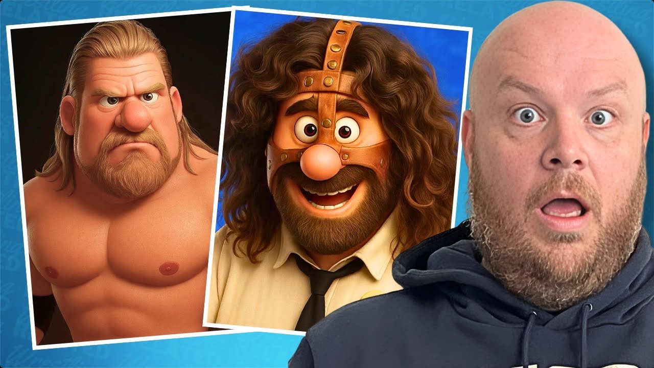 Угадай рестлера эпохи Attitude в стиле Pixar! 🎬