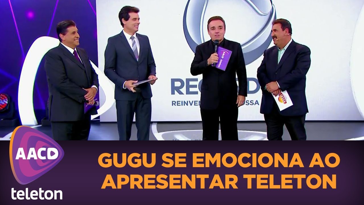 Gugu se emociona ao apresentar o Teleton no SBT | Teleton 2017