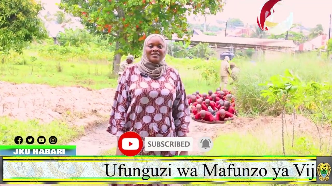 UFUNGUZI WA KOZI YA VIJANA WA KUJENGA TAIFA JKU INTEK O71 KAMBI YA CHUMBUNI ZONI YA MJINI