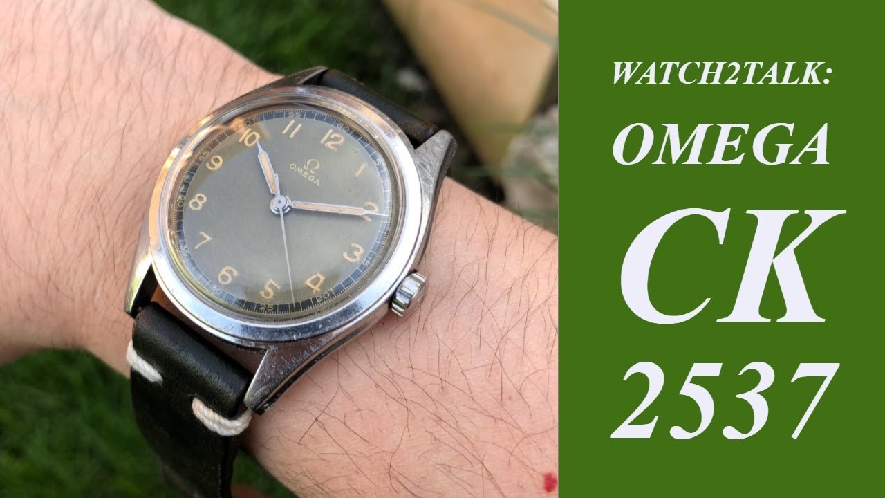 ONE OF THE MOST STURDY OMEGA CASE DESIGN - CK 2537 model - Military style watch