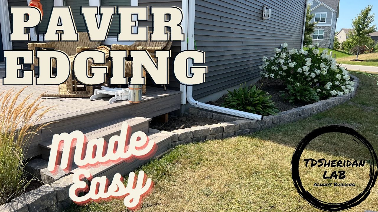 DIY Landscape Paver Edging Installation - Step-by-Step Guide