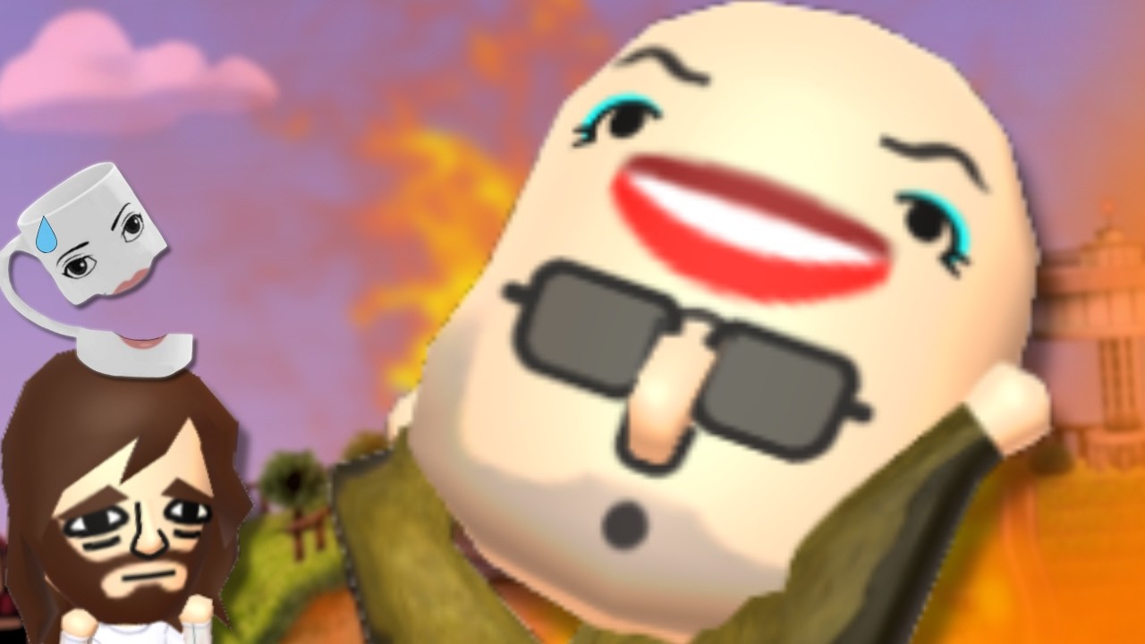 the scariest mii was just born on my tomodachi life island...