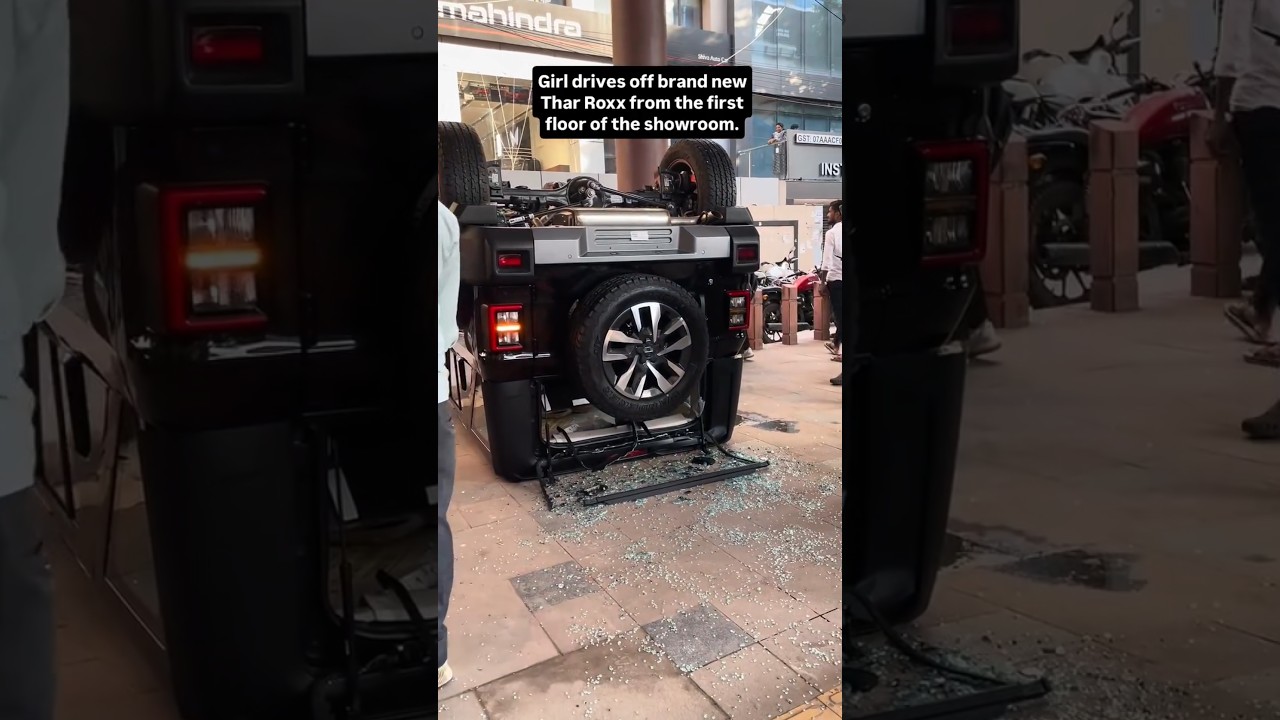 BRAND NEW THAR ROXX ACCIDENT IN SHOWROOM 