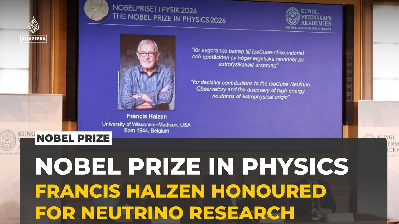 Francis Halzen wins 2026 Nobel Prize in Physics for neutrino research