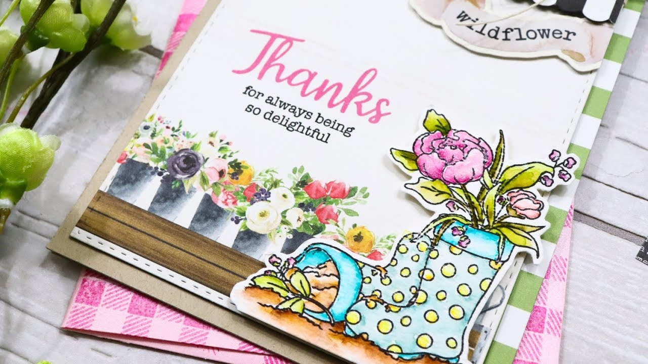 Thank You Card Using the Choose Joy March 2018 Card Kit + Tips