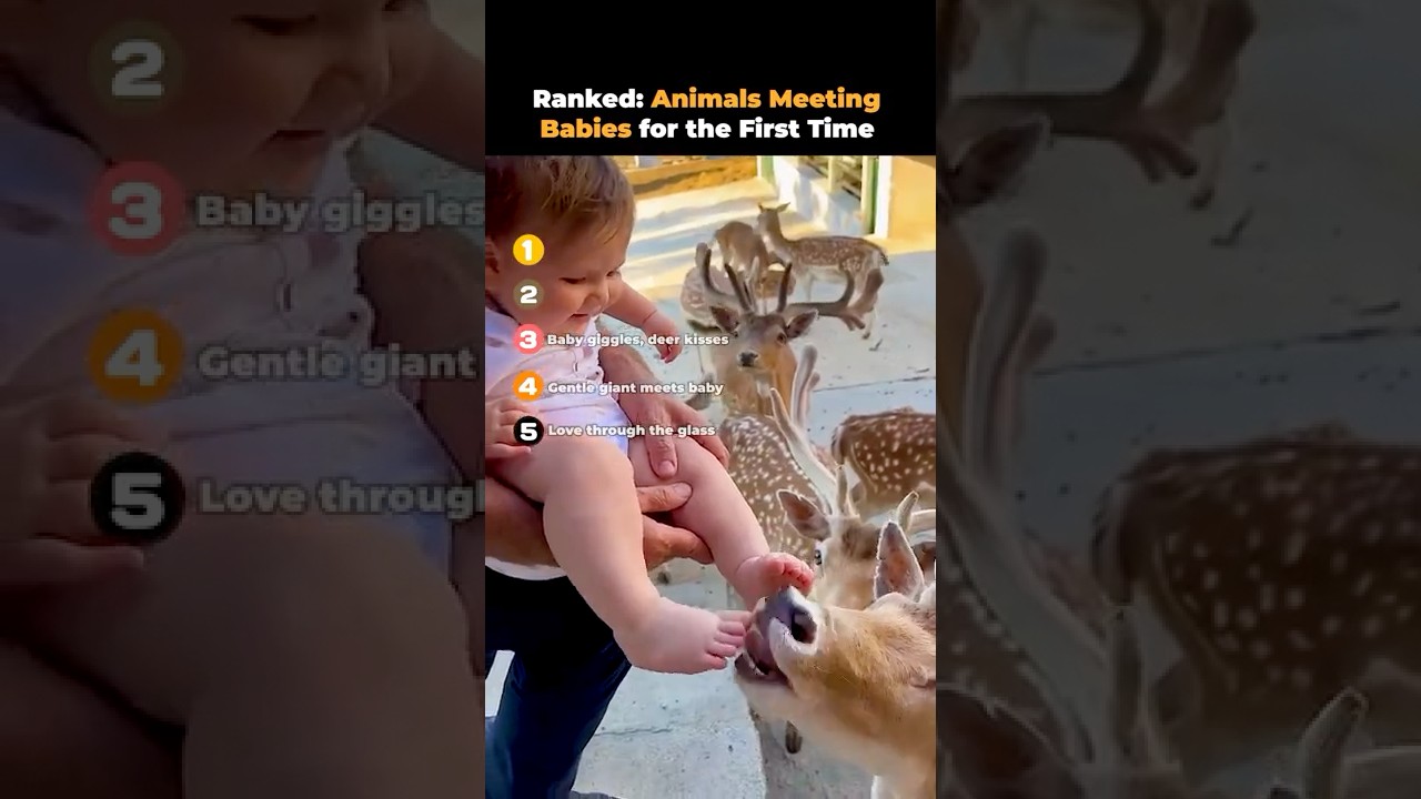 Ranked: Animals Meeting Babies for the First Time 👶🐾