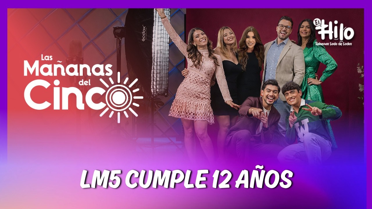 Las Mañanas del 5 cumple doce años de compartir con sus televidentes