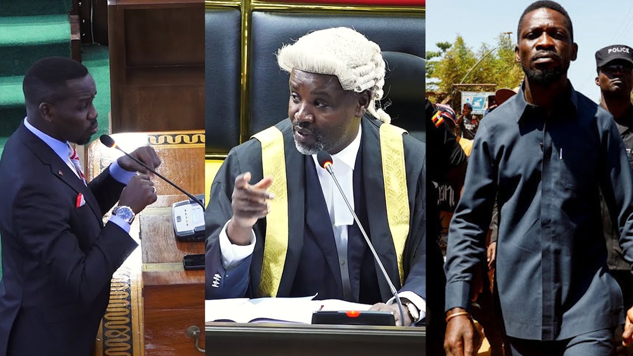 TUMANYI KYAGULANYI JEYEKWEESE: SSENYONYI ATABUKIDE SPIIKA MU PALAMENTI LW\AMAJJE KULEMERA KU BOBI