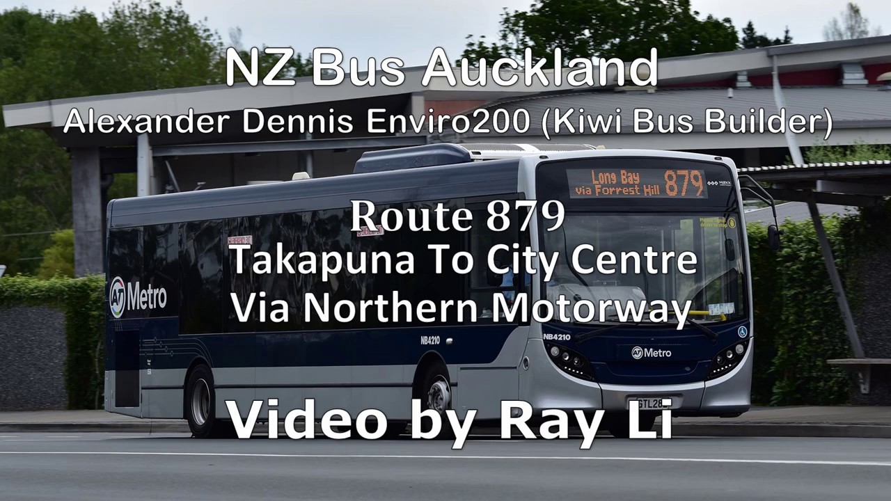 Auckland Buses #Route 879. Takapuna to Auckland City