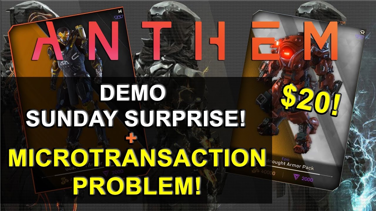 ANTHEM | Fake Microtransactions, Demo Surprise Event, New Vinyls, Weather Effects & MORE!