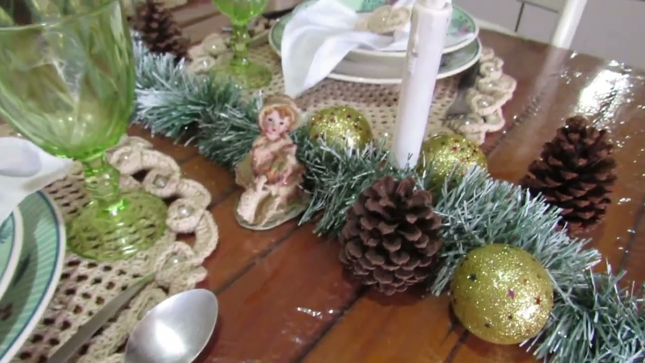 Inspiração para você Decorar sua mesa de natal com tudo o que você já tem em casa