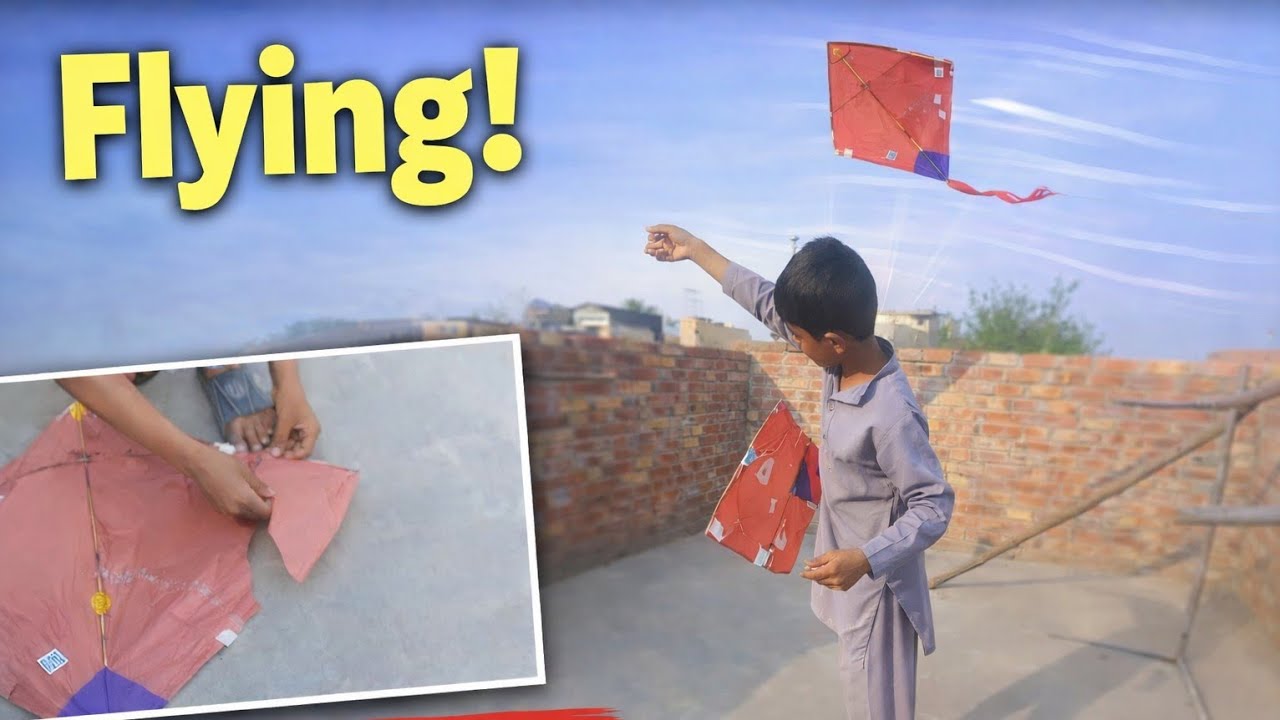 Ham na aj kite pakre | Red colour ki kite arae