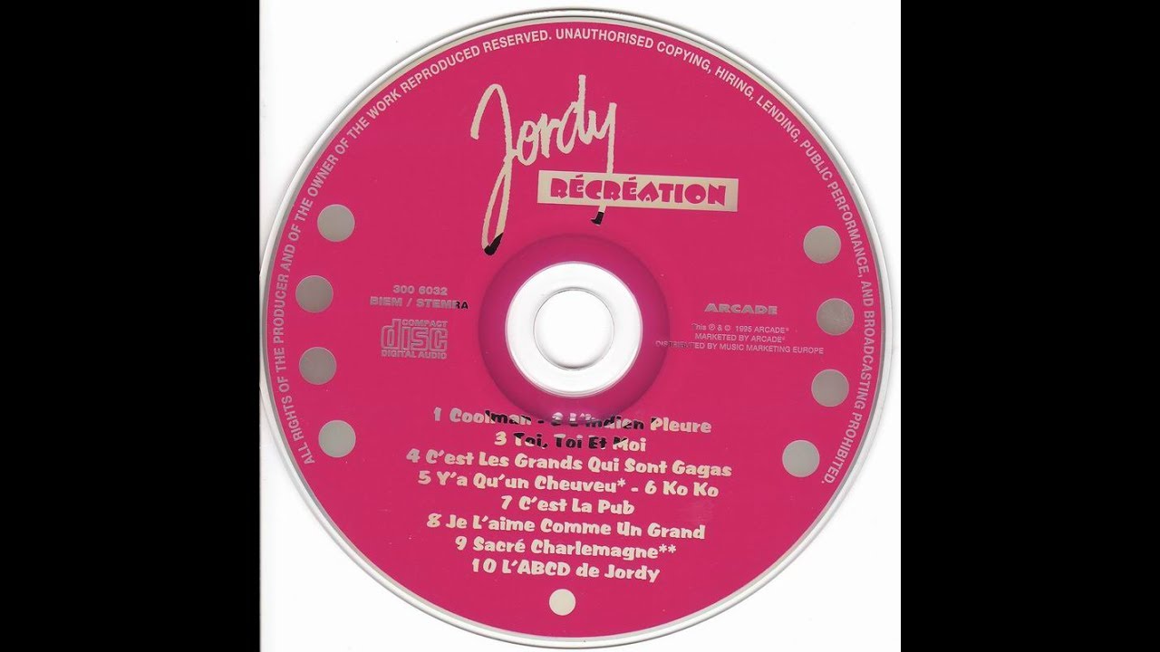 Jordy - L&acute;ABCD de Jordy (&Aacute;lbum recreation 1995)