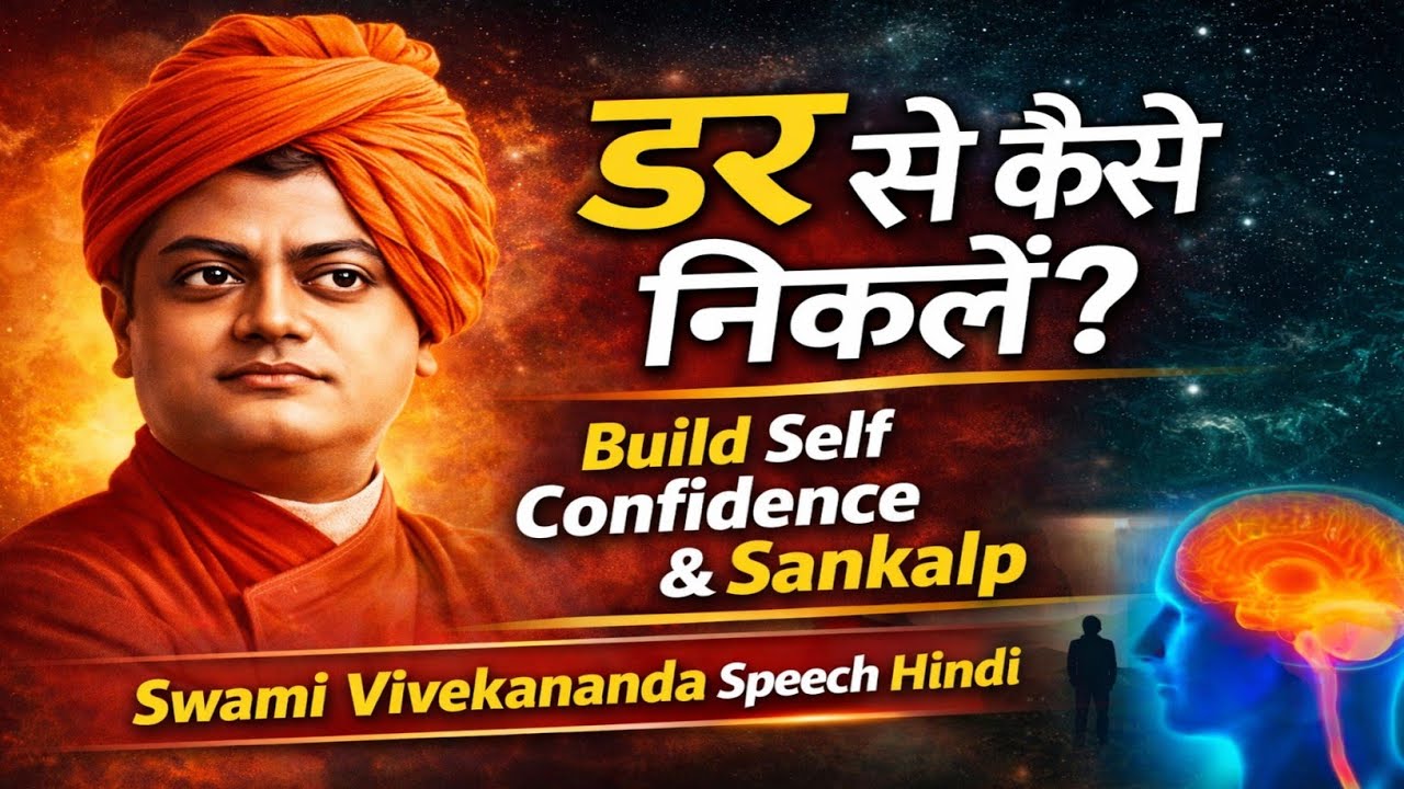 डर से कैसे निकलें? Build Self Confidence & Sankalp | Swami Vivekananda Speech Hindi