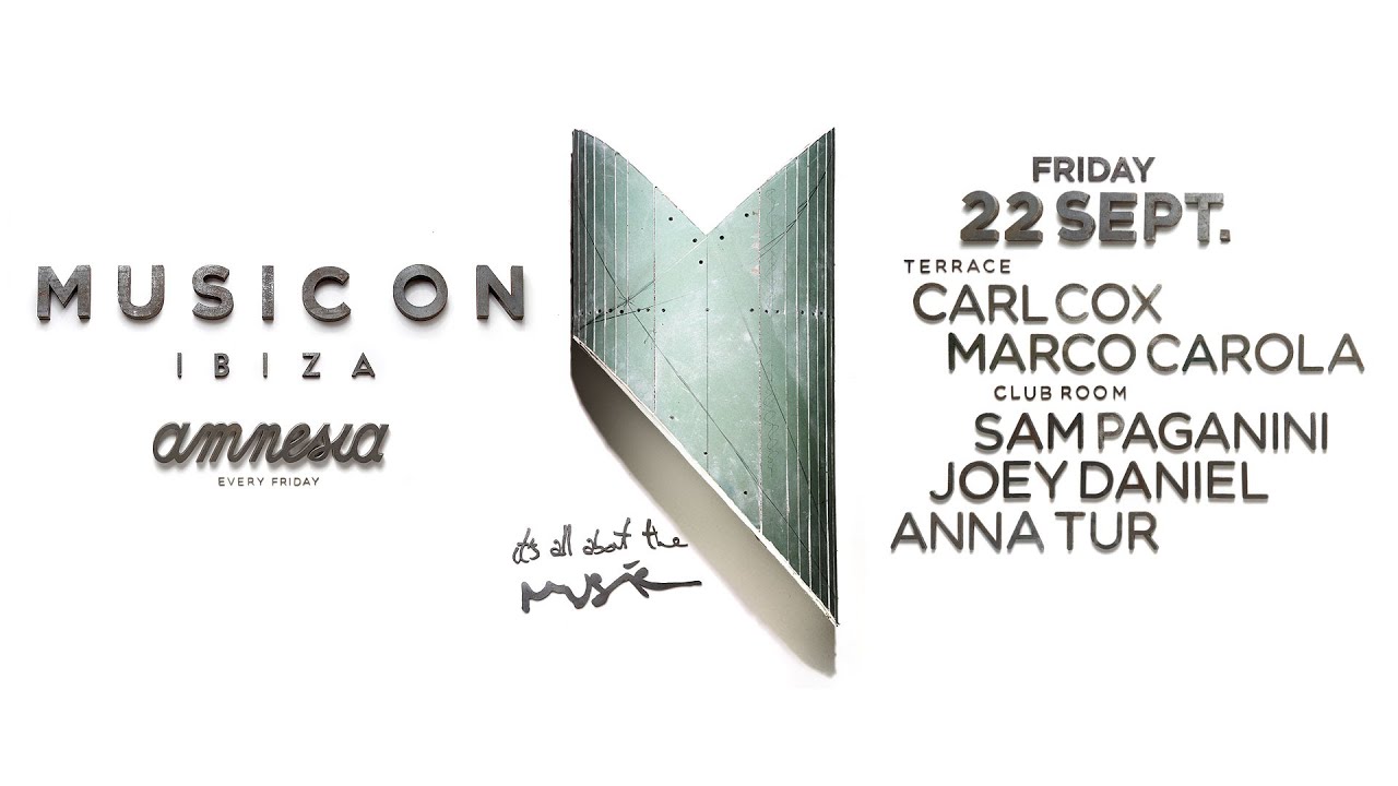 Marco Carola @ Music On Ibiza at Amnesia 22/09/2017
