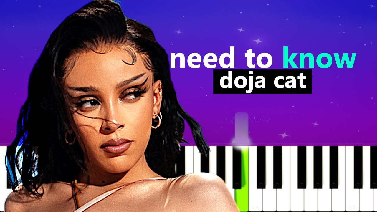 Doja Cat - Need To Know  | Piano Tutorial