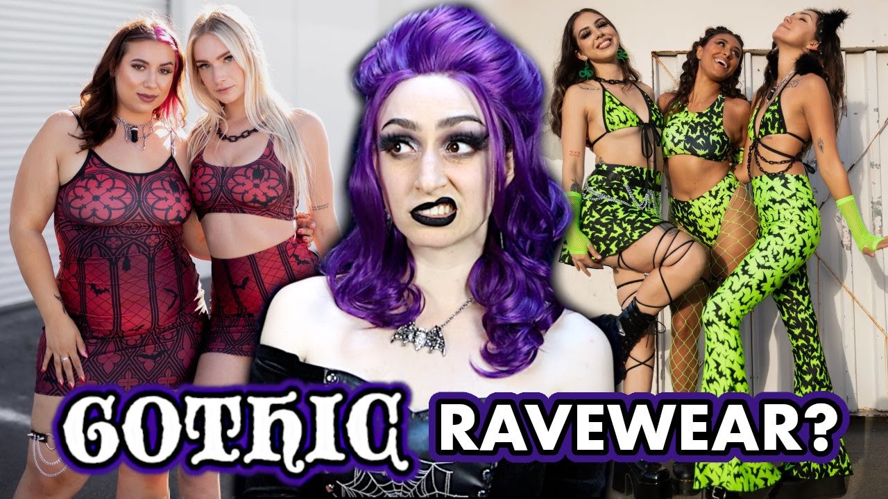 GOTHIC RAVEWEAR EXISTS? | Freedom Rave Wear Try On & Review 🎃