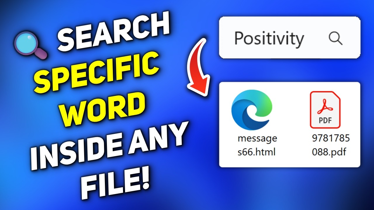 How to Search for Files Containing Specific Word in Windows 11