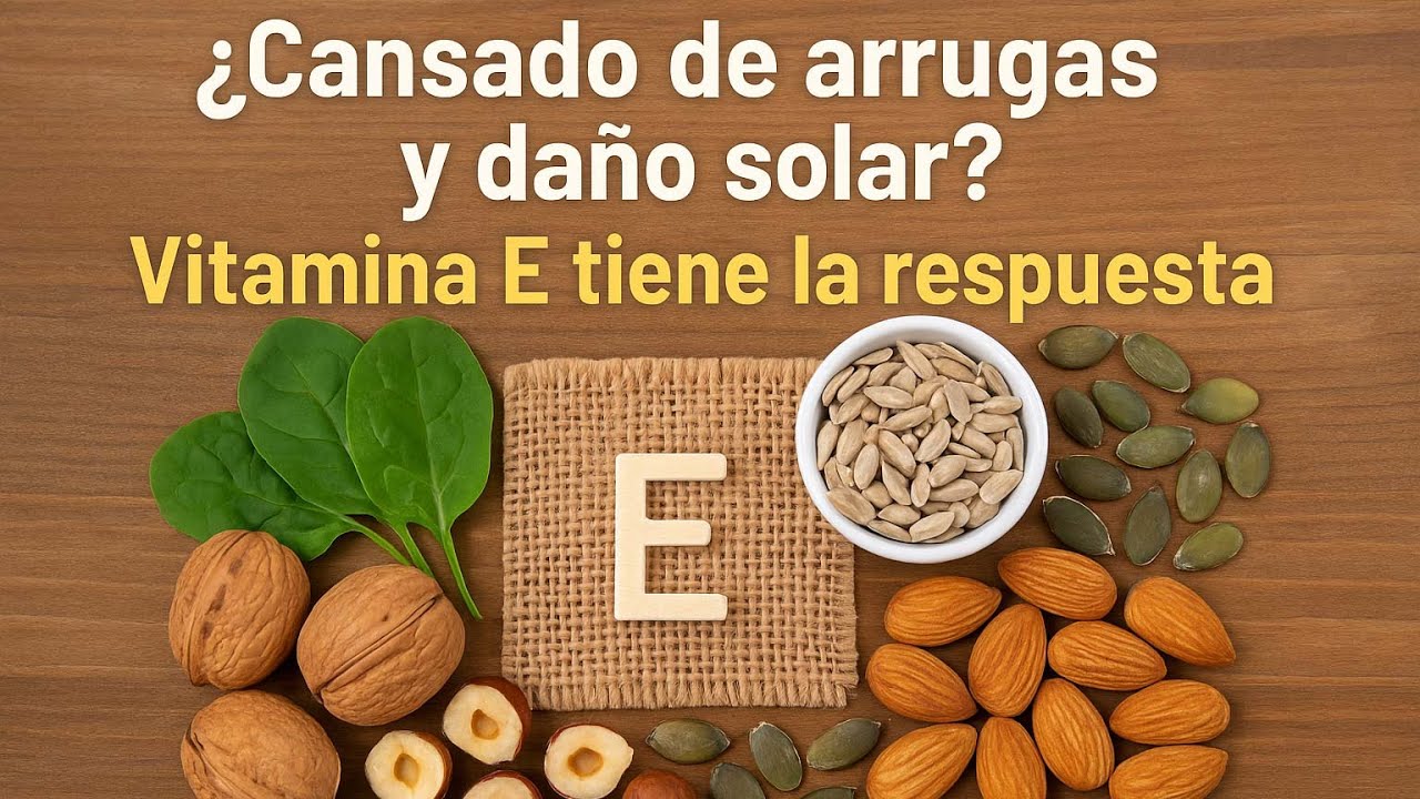 &iquest;Cansado de arrugas y da&ntilde;o solar? Vitamina E tiene la respuesta