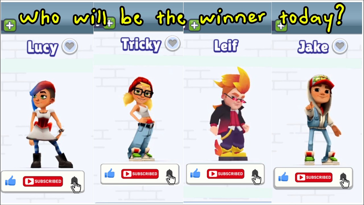 Subway Runner Battle 1 🔥 Who Will Be The Winner Today?