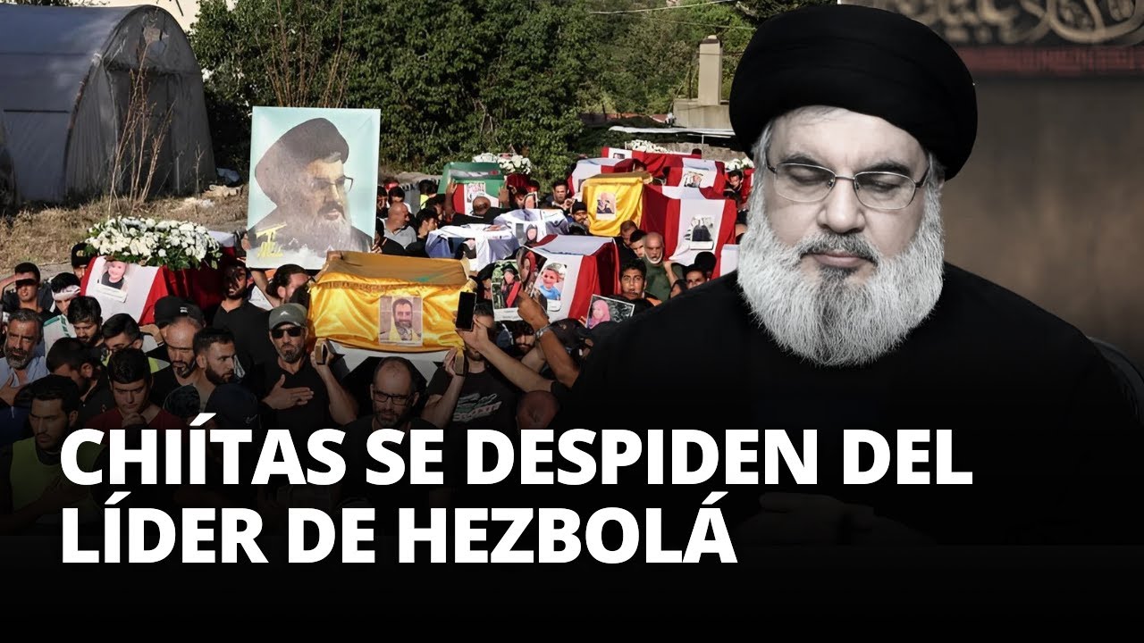 HASSAN NASRALLAH: cientos de CHIÍTAS realizan FUNERAL simbólico para LÍDER DE HEZBOLÁ | El Comercio