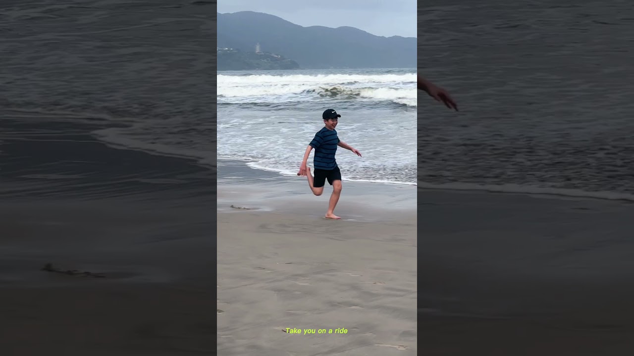 Catching waves and smiles in Danang. 🌊😄 