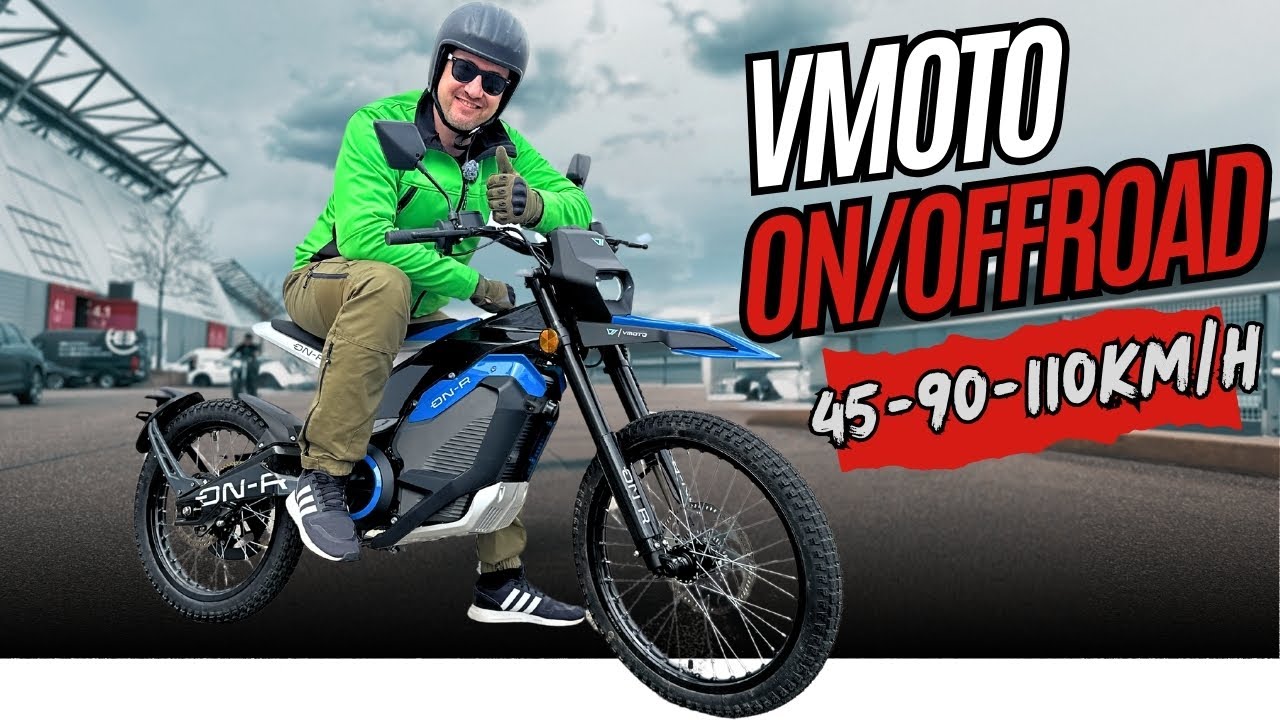 ⚡ VMOTO ON/OFFROAD 45KM/H - 90KM/H & 110KM/H - NEUHEIT 2024! ⚡ Schneller als SURRON & TALARIA? #test