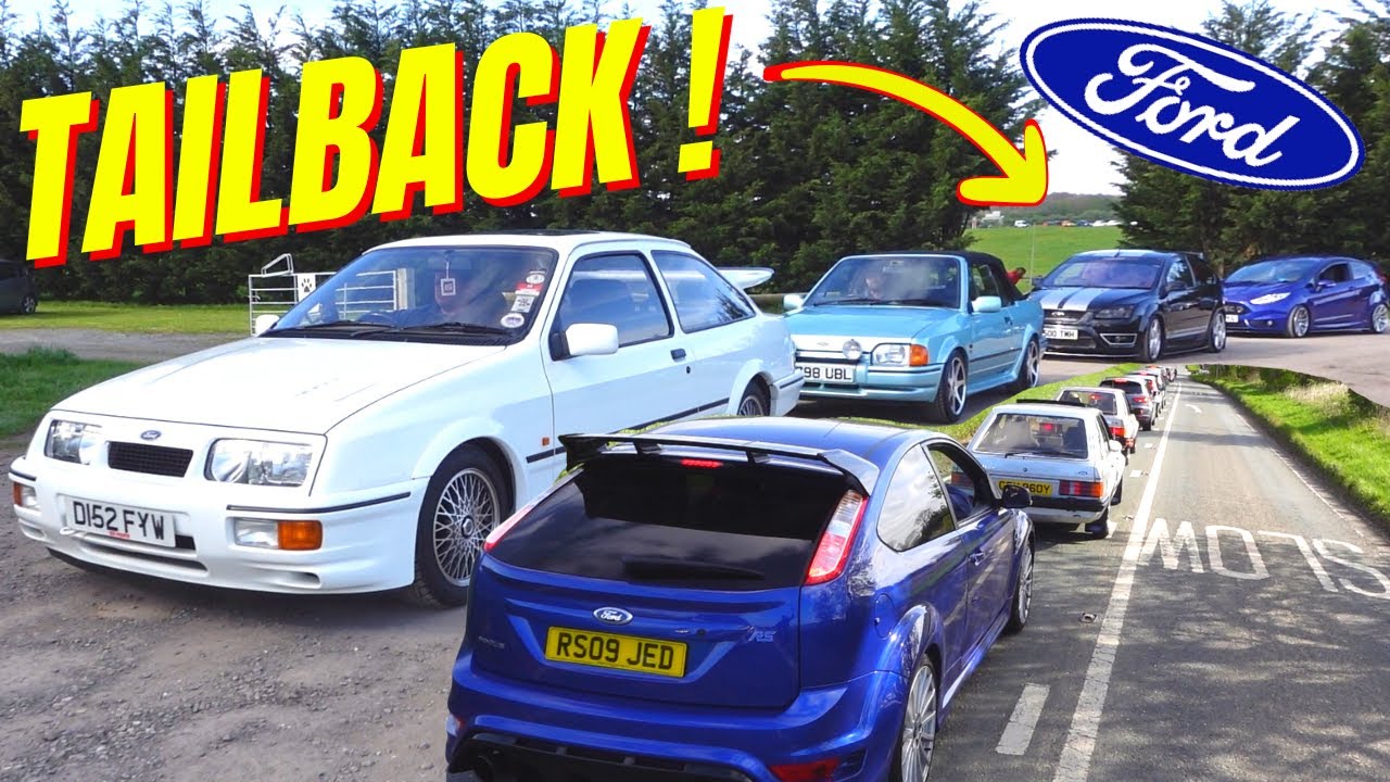 FORD Cars Arriving at FORD MEET Squires APRIL 2024