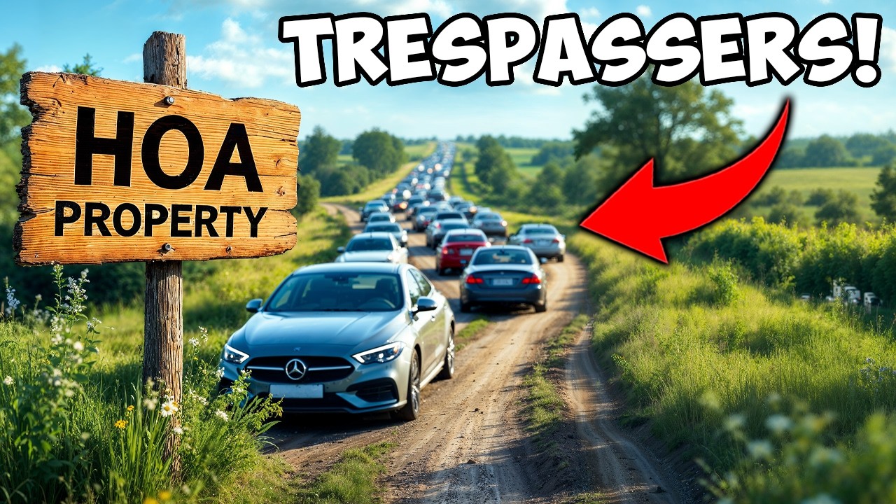 HOA President Declared My PRIVATE Road As HOA Property! Pandemonium Erupts ..