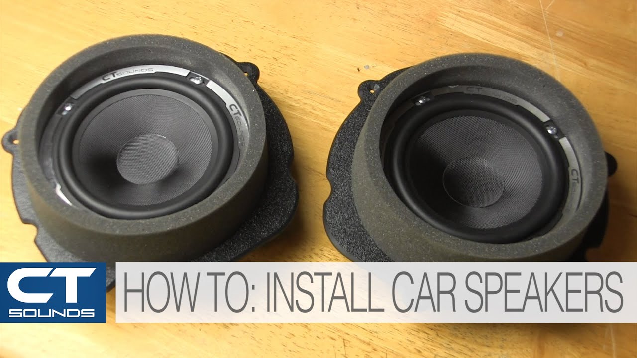 CT Sounds How To | Install Car Door Speakers